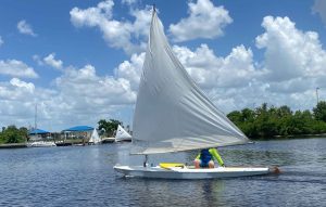 Boy in Sunfish