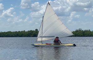 Teenager in Sunfish